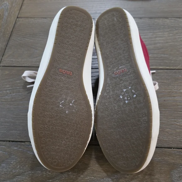 Taos Star Burst Red Canvas Sneakers, Women's Size 7.5 - Picture 7 of 8